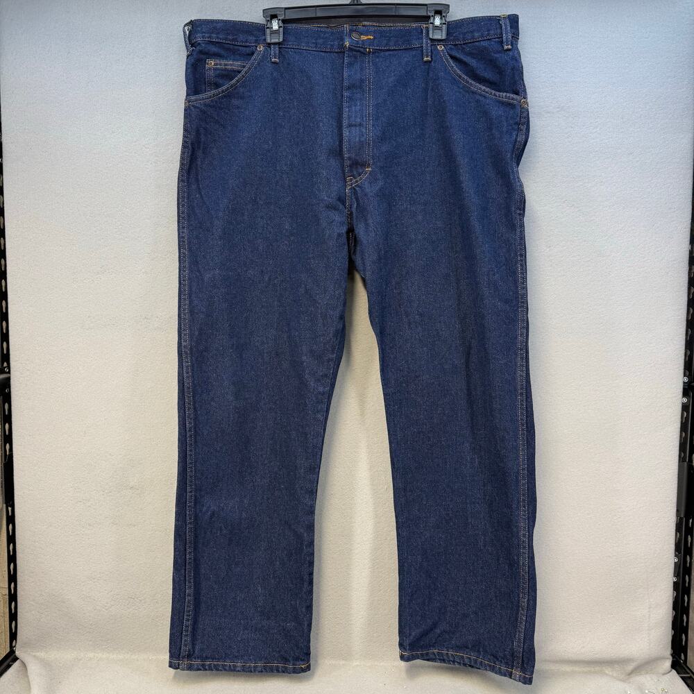 Dickies Jeans Men's 42x30 Dark Blue Straight Leg Work Wear Men's Big and Tall
